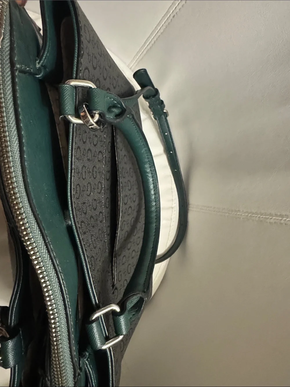 Guess satchel gray